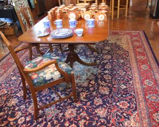 9' 8"X12' 11" ORIENTAL NOTTED RUG