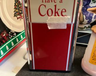 Kitchen - Vintage Coke napkin dispenser