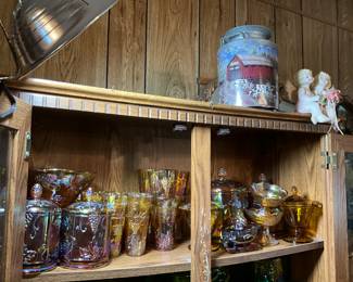 Carnival Glass - gold