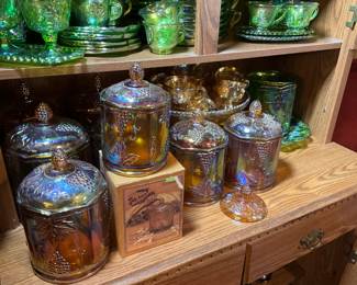 Carnival Glass - gold