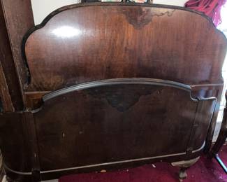 Full bed headboard, foot board & rails