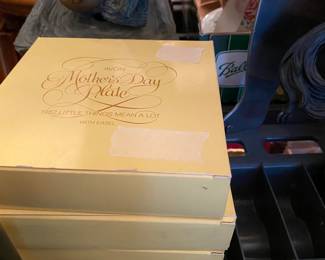 Various boxed plates