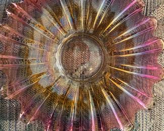 Beautiful glass platter