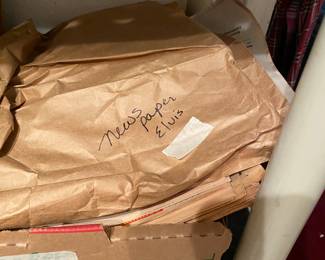 Elvis newspaper items