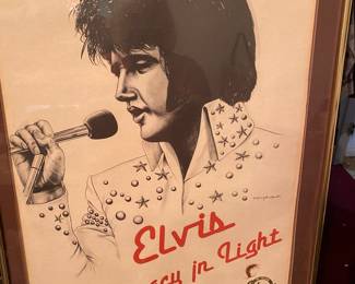 Elvis - framed