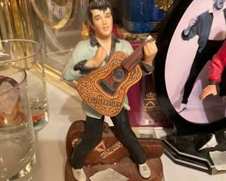 Elvis doll on stand