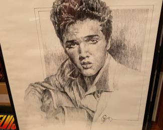 Elvis - framed 