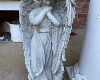 Statue on front porch