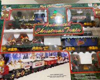 Animated Christmas Train