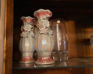 Cabinet items just inside front door