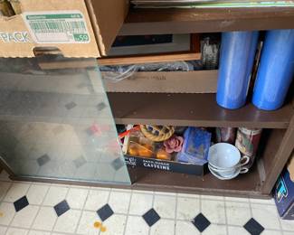 Some of the $1 items  that will be in back yard 