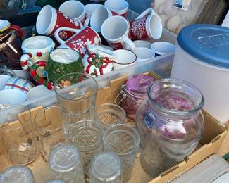 SOME of the $1 items that will be outside in the yard