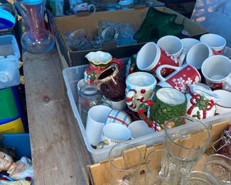 SOME of the $1 items that will be outside in the yard