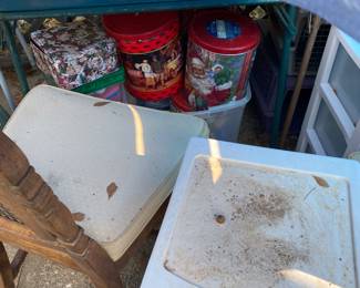 SOME of the $1 items that will be outside in the yard