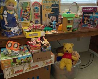 A HUGE assortment of toys and stuffed animals