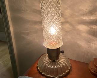 Pair of boudoir lamps