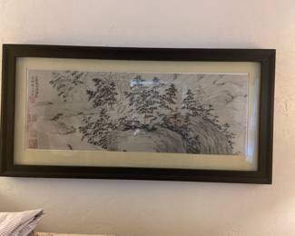 Very nice and large woodblock print