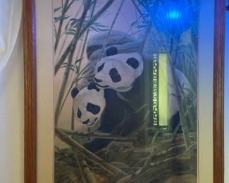 Signed and numbered Panda lithograph