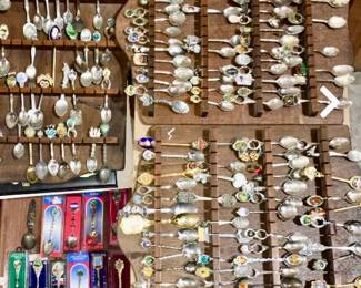 Vintage Collectible Spoons, world wide