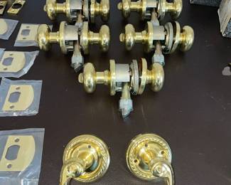 Baldwin Brass Door Handle Sets, Lock Sets 