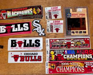 Chicago Bulls Championship Bumper Stickers, Chicago White Sox