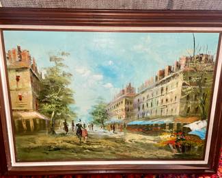 Mid Century Large Painting