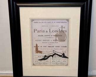 Paris themed Framed Art 