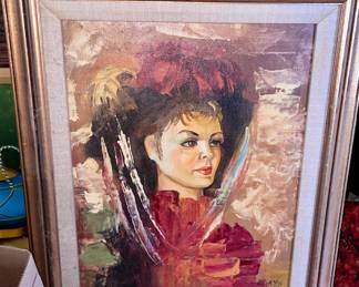 Vintage Mid Century Painting 