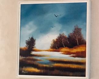 Vintage Matson Mid-Century Painting  