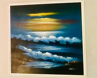 Mid Century Matson Painting  