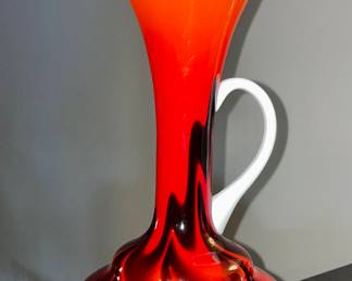 Mid Century Swirl Vase