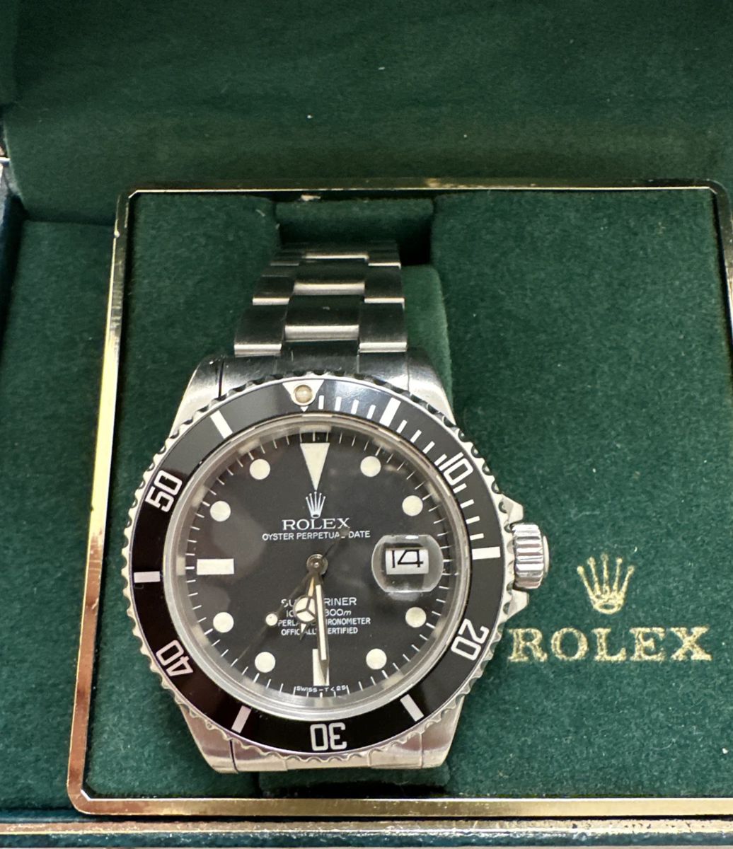 rolex in box