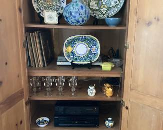 Inside of Pine Armoire