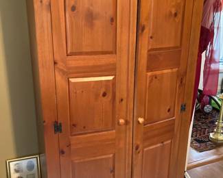 Another View of Pine Armoire