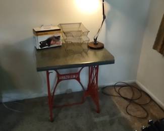 Singer Sewing Stand made into table
