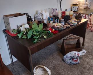 Desk with other items