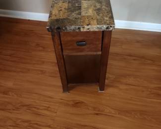 Mable top end table