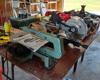 Saws Schroll Saw 10 inch Chicago electric side miter saw 