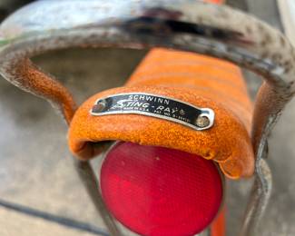 Vintage Mid Century Schwinn 1970s Sting Ray bike 