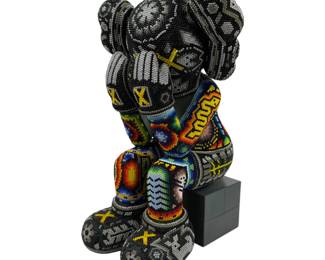 Rick Wolfryd CHROMA b1953 Bead Art Over After Kaws