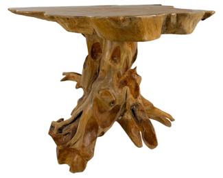 Natural History Organic Live Edge Wood Slab Table