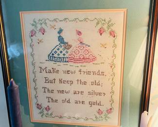 Vintage and antique samplers