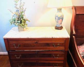 Marble top antique dresser