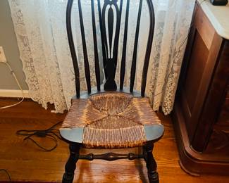 Vintage keyhole chair