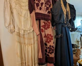 Victorian gowns -   1870's to 1890's.