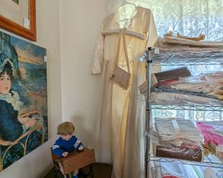 1950's wedding gown.