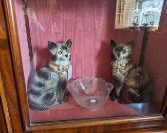 English glass eyed cats.