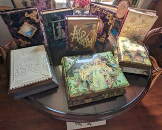 Victorian photo albums.