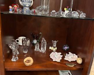 Misc Glass, Baccarat, Tiffany,  Swarovski, Oleg Cassini 