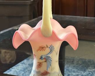 Burmese Fenton triple signed